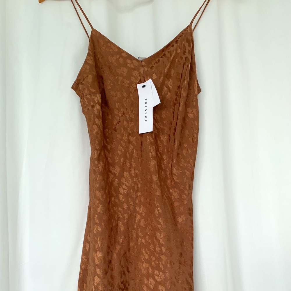 NEW TOPSHOP SILK SLIP DRESS